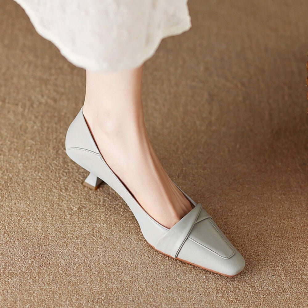 クロスリボンパンプス|オフィスカジュアル レディース 通販【ミレジェネ】
