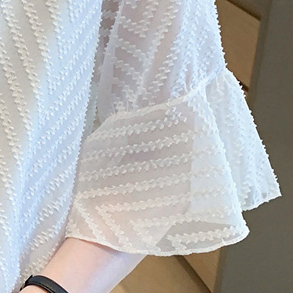 フレアスリーブカットソー|オフィスカジュアル レディース 通販【ミレジェネ】