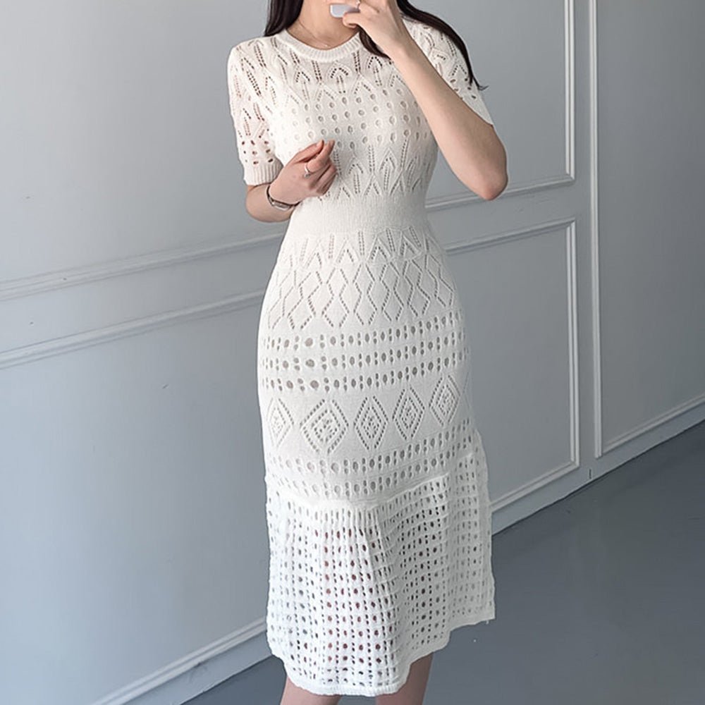 ハーフスリーブワンピース|オフィスカジュアル レディース 通販【ミレジェネ】