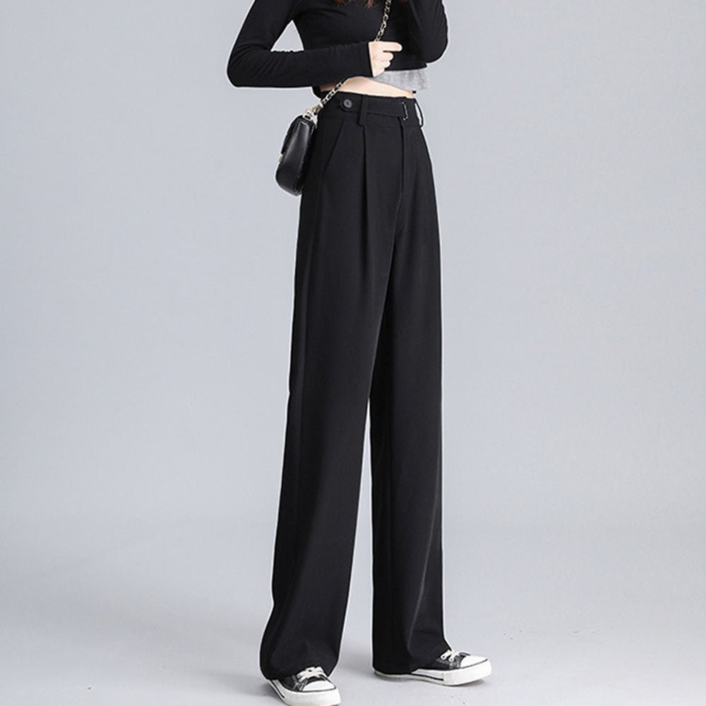 <即納>ロングストレートパンツ|オフィスカジュアル レディース 通販【ミレジェネ】