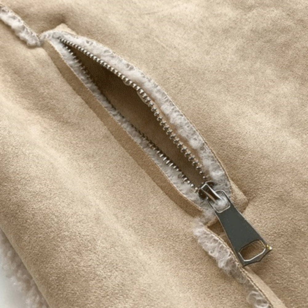 スエードボアムートンジャケット|オフィスカジュアル レディース 通販【ミレジェネ】