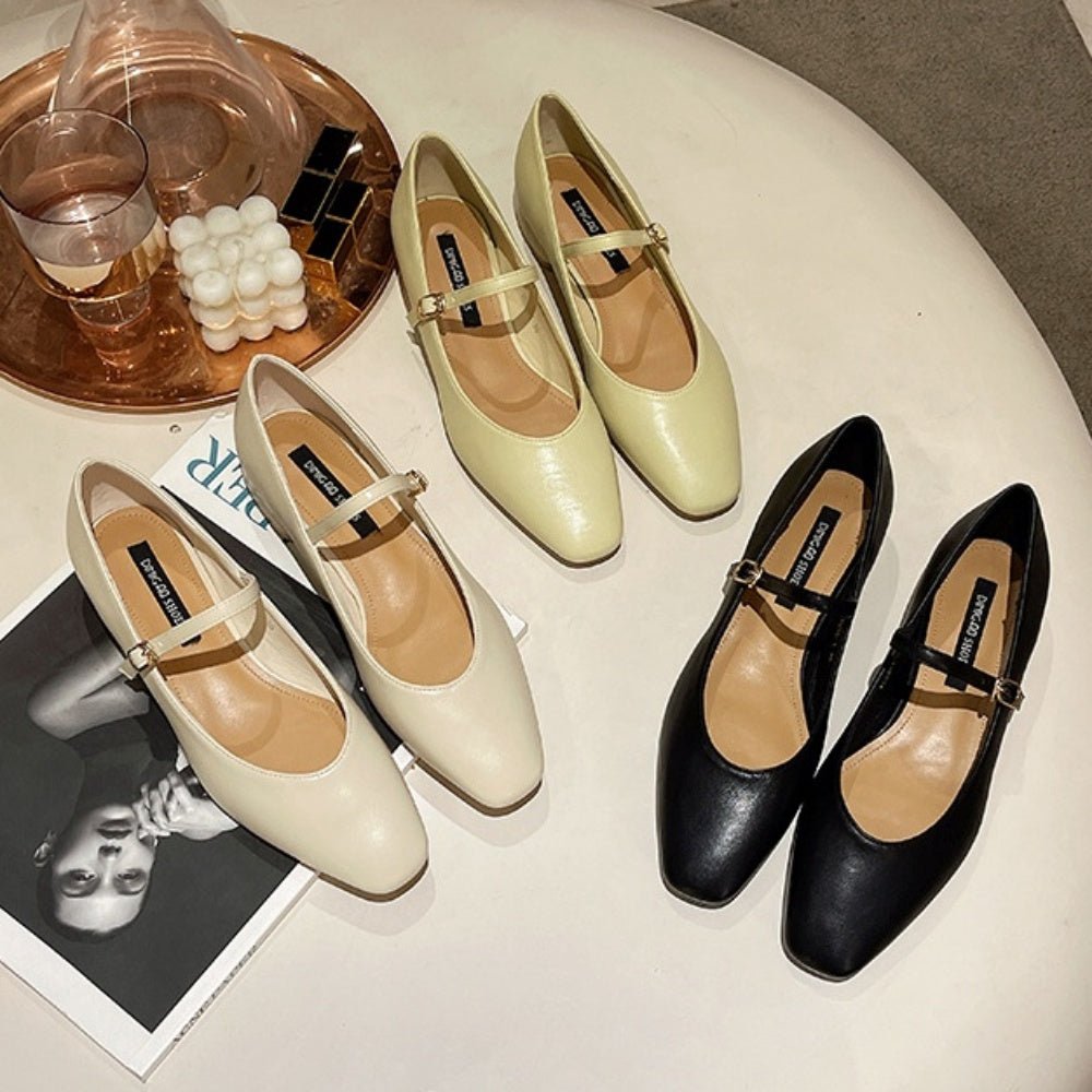 ローヒールストラップパンプス|オフィスカジュアル レディース 通販【ミレジェネ】