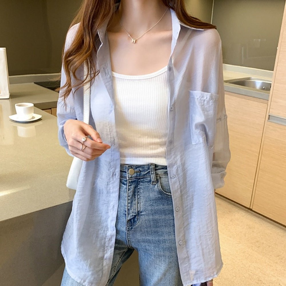 シアーシャツ|オフィスカジュアル レディース 通販【ミレジェネ】