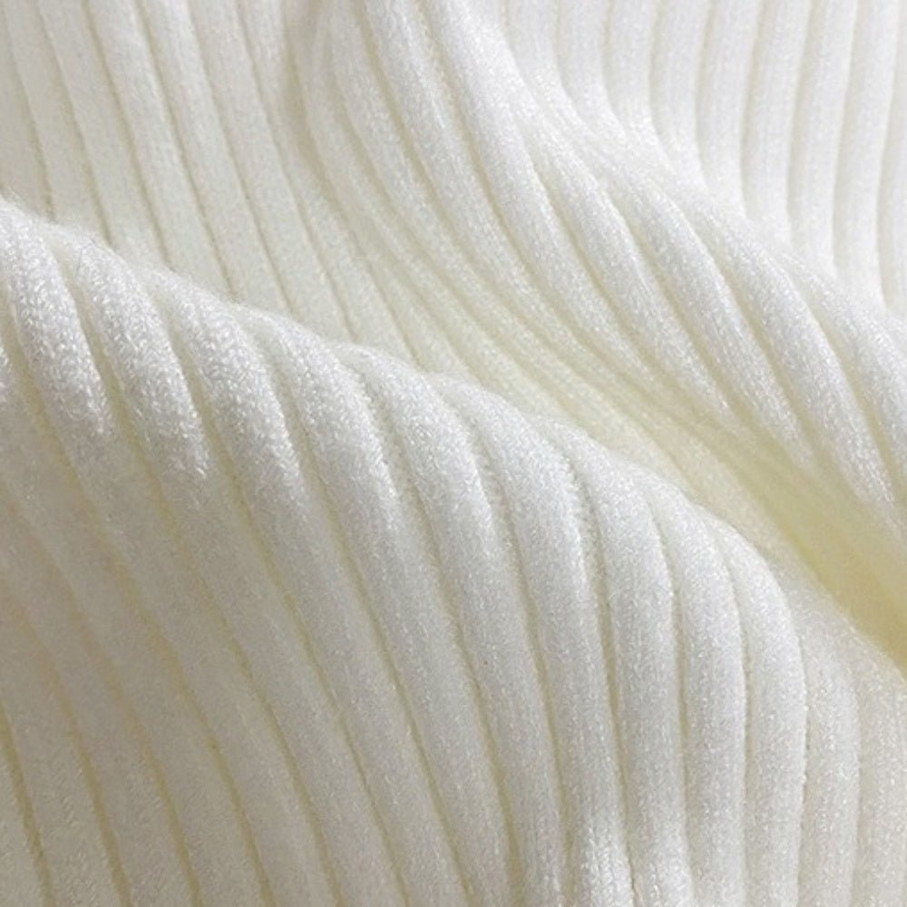 ハーフネックボタンスリーブトップス