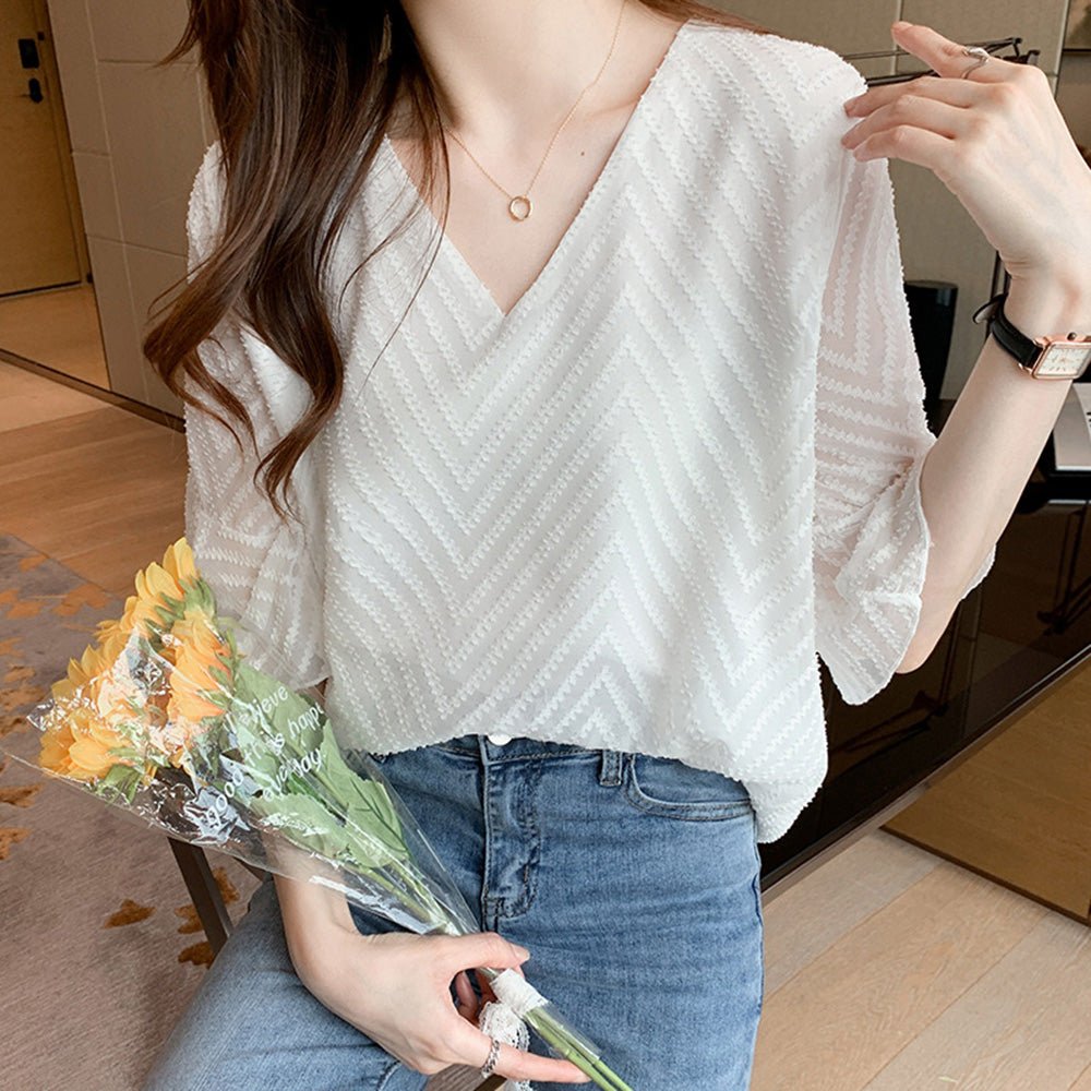 フレアスリーブカットソー|オフィスカジュアル レディース 通販【ミレジェネ】