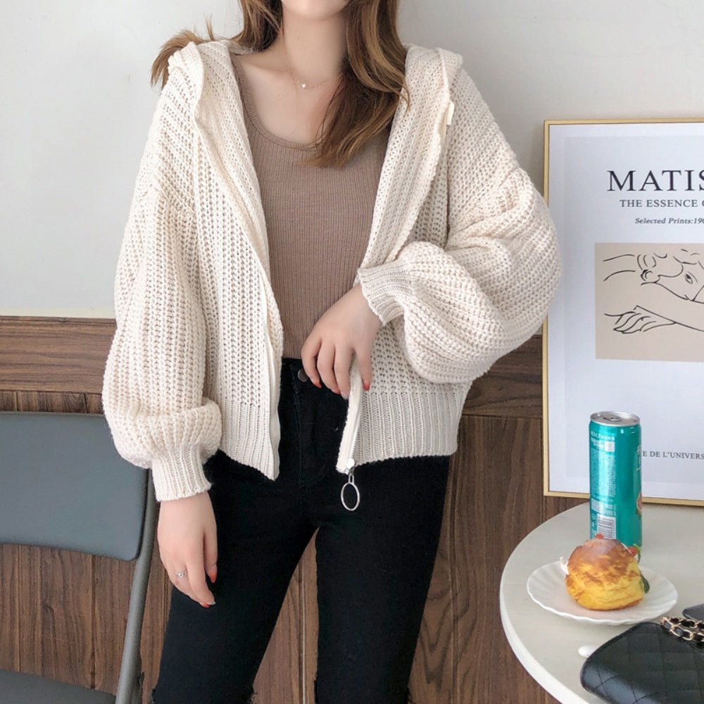 ジップアップニットパーカー|オフィスカジュアル レディース 通販【ミレジェネ】