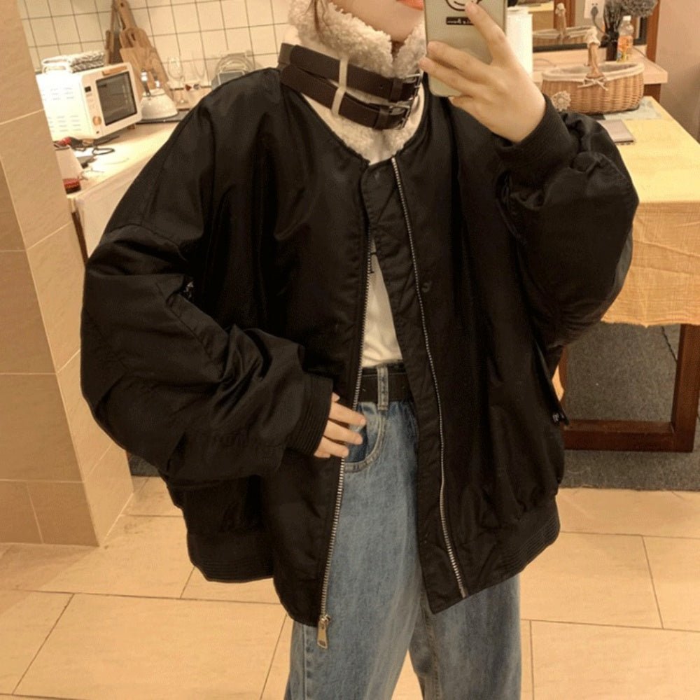 ネックベルトオーバーサイズブルゾン