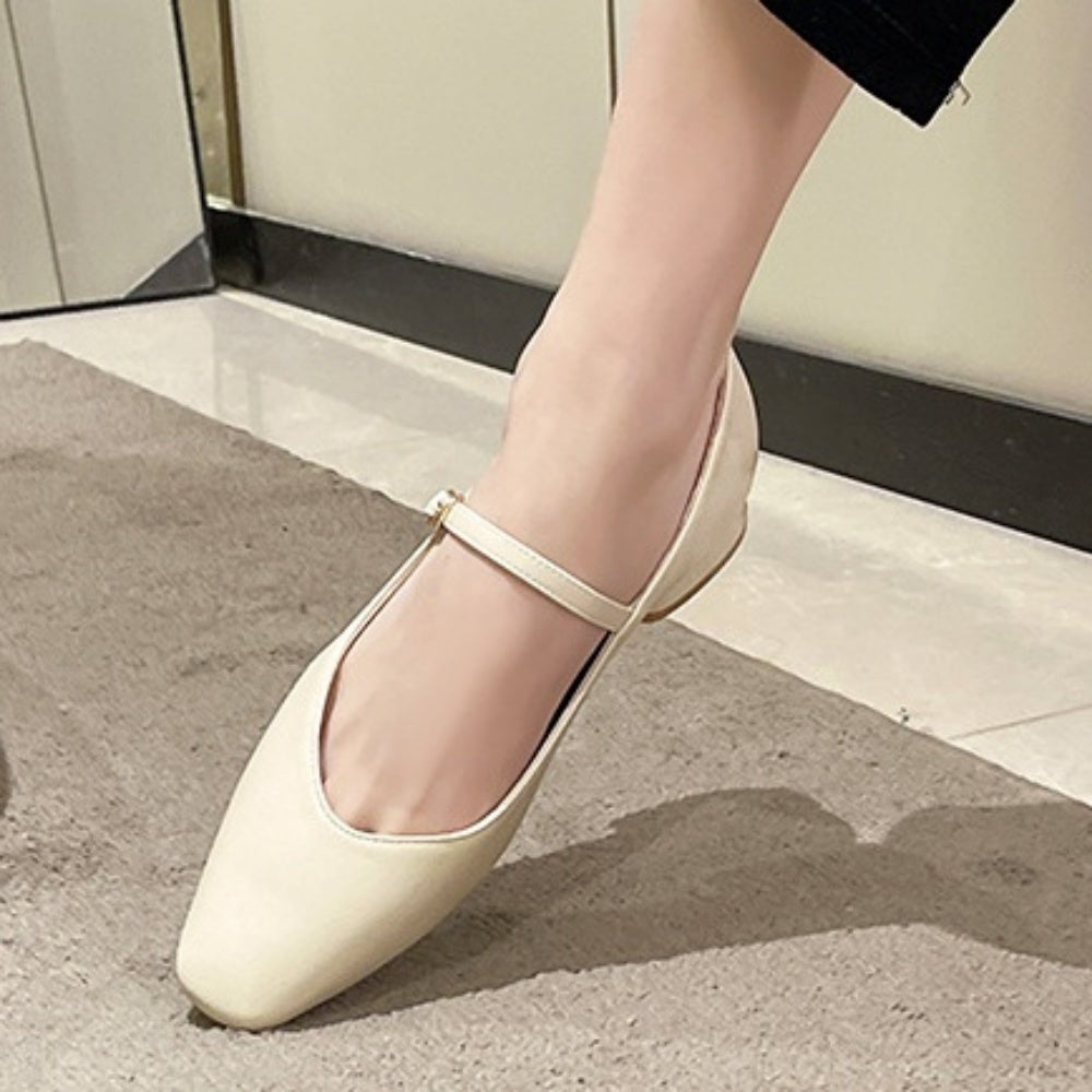 ローヒールストラップパンプス|オフィスカジュアル レディース 通販【ミレジェネ】