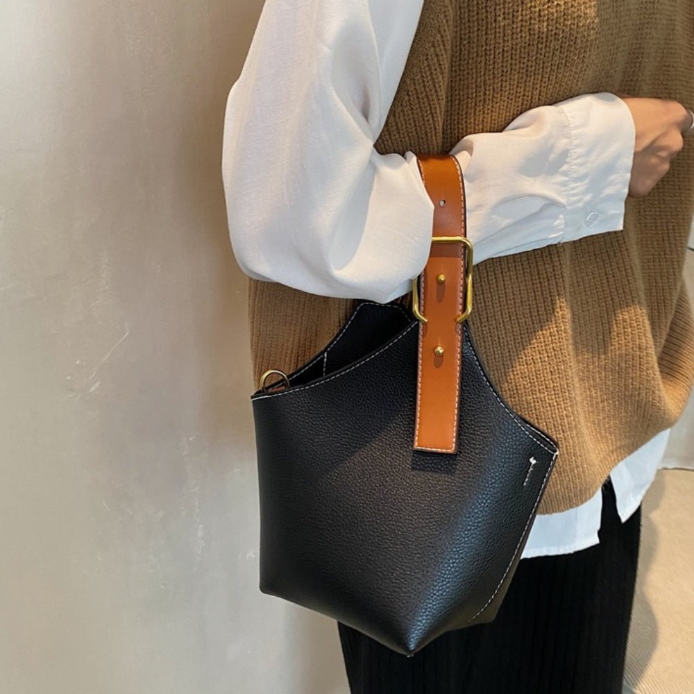 ワンハンドルバケツ型バッグ|オフィスカジュアル レディース 通販【ミレジェネ】