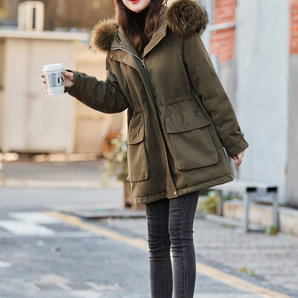 ファー付きモッズコート|オフィスカジュアル レディース 通販【ミレジェネ】