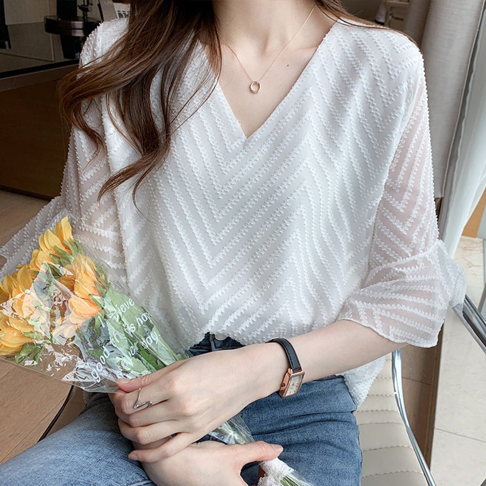 フレアスリーブカットソー|オフィスカジュアル レディース 通販【ミレジェネ】