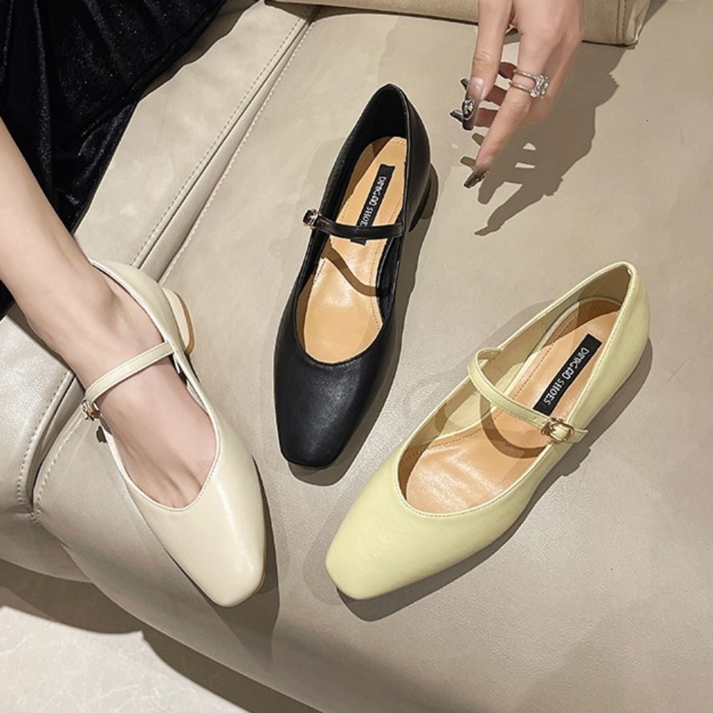 ローヒールストラップパンプス|オフィスカジュアル レディース 通販【ミレジェネ】