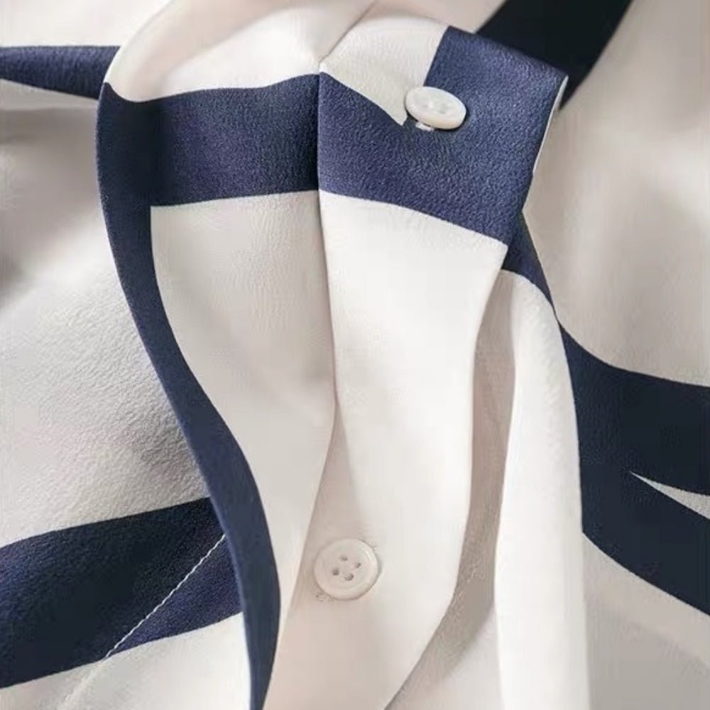 コントラストカラーモダンシャツ