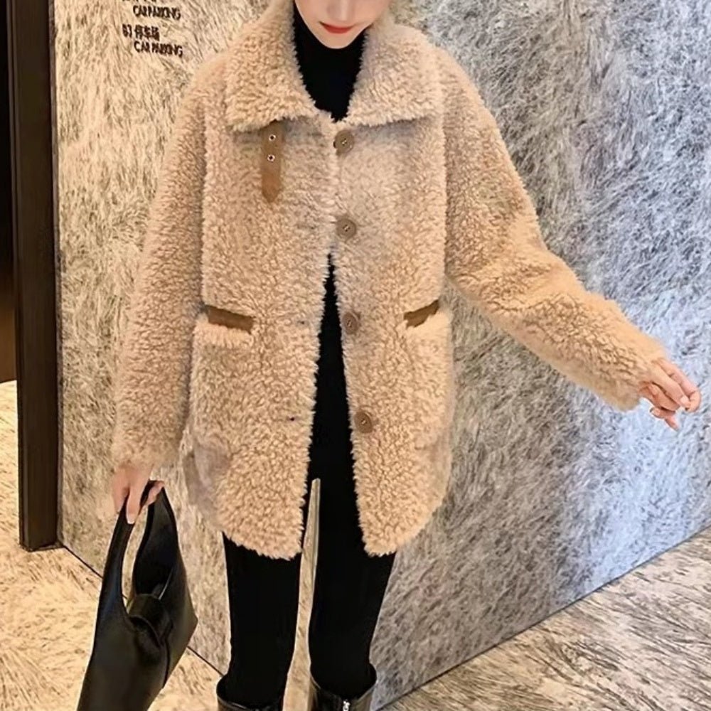 スタンドカラーボアジャケット|オフィスカジュアル レディース 通販【ミレジェネ】