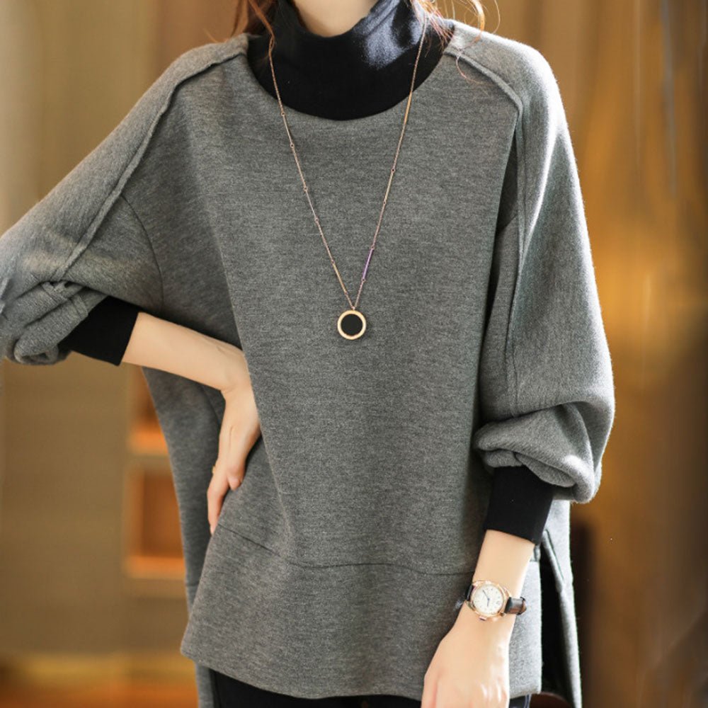 ハイネックプルオーバートップス|オフィスカジュアル レディース 通販【ミレジェネ】