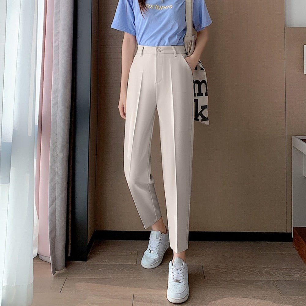 センタープレステーパードパンツ|オフィスカジュアル レディース 通販【ミレジェネ】