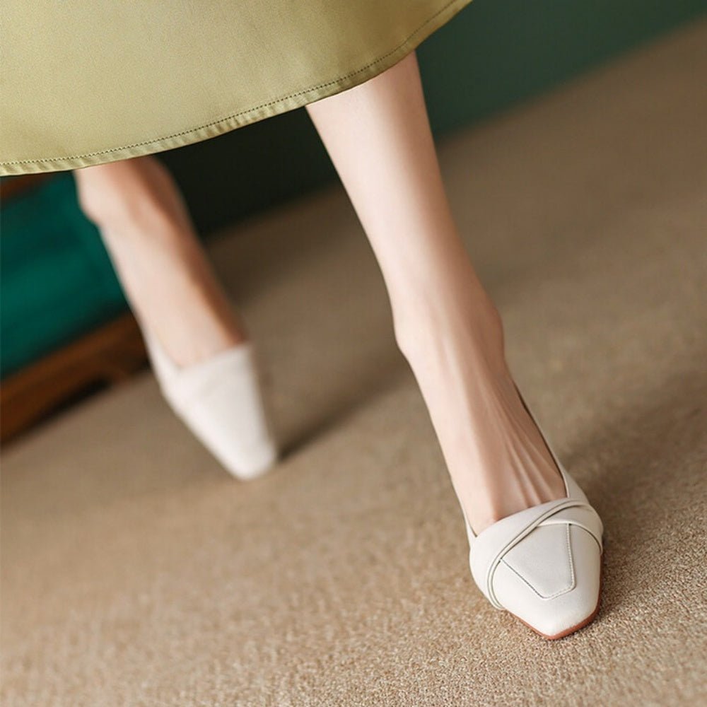 クロスリボンパンプス|オフィスカジュアル レディース 通販【ミレジェネ】