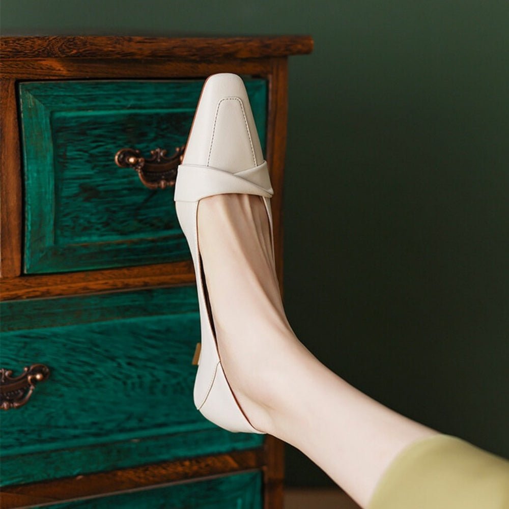 クロスリボンパンプス|オフィスカジュアル レディース 通販【ミレジェネ】