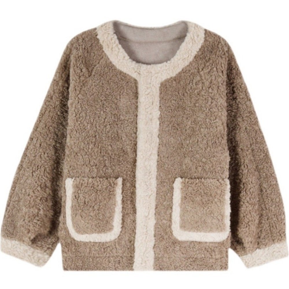 ノーカラーボアジャケット|オフィスカジュアル レディース 通販【ミレジェネ】