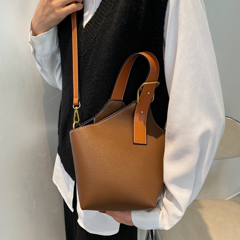 ワンハンドルバケツ型バッグ|オフィスカジュアル レディース 通販【ミレジェネ】