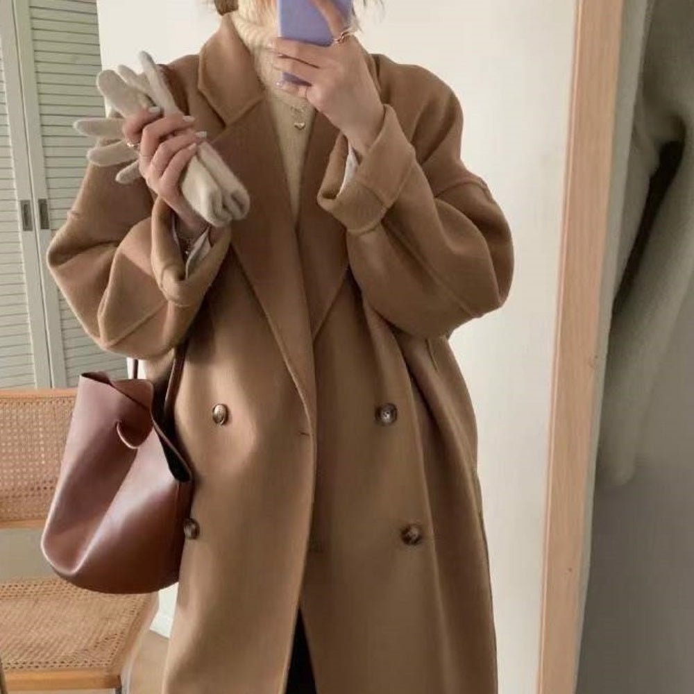 ダブルブレストチェスターコート|オフィスカジュアル レディース 通販【ミレジェネ】