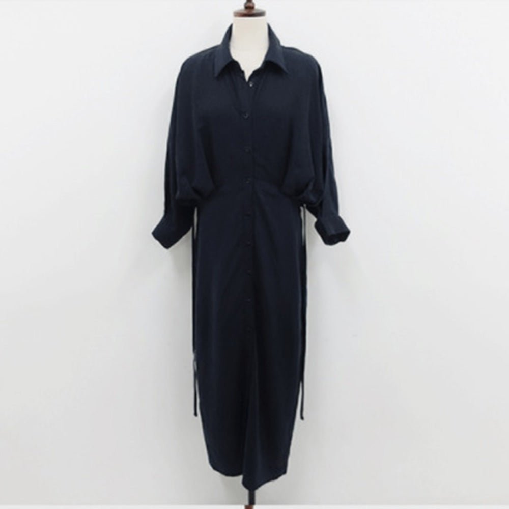 ロングシャツワンピース|オフィスカジュアル レディース 通販【ミレジェネ】