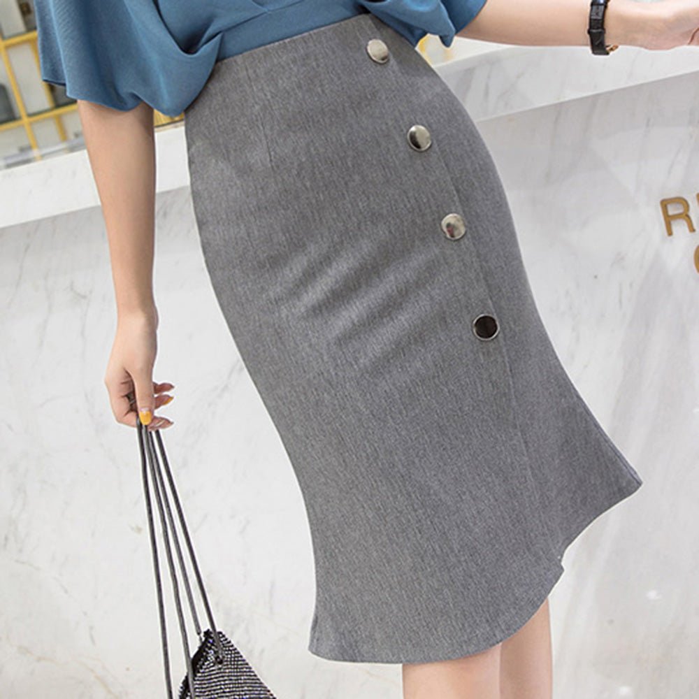 <即納>フロントスリットタイトスカート|オフィスカジュアル レディース 通販【ミレジェネ】