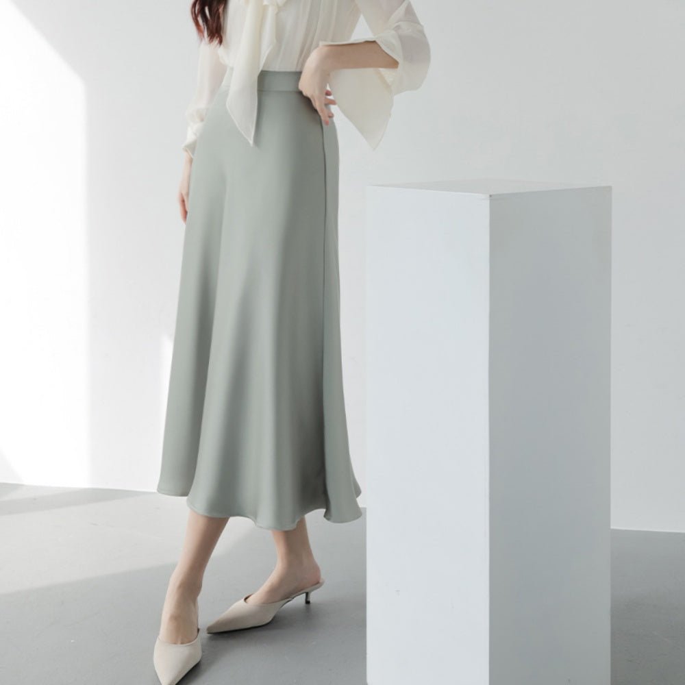 フレアマーメイドスカート|オフィスカジュアル レディース 通販【ミレジェネ】
