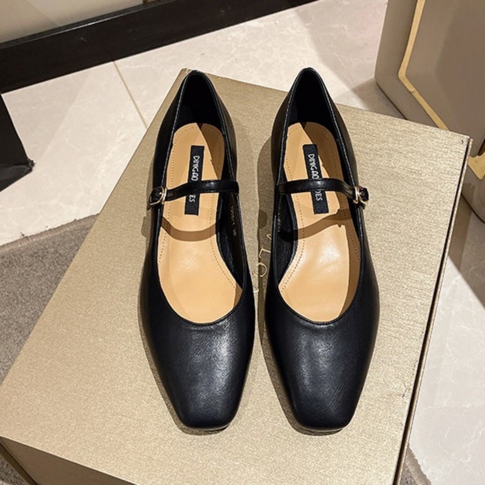 ローヒールストラップパンプス|オフィスカジュアル レディース 通販【ミレジェネ】