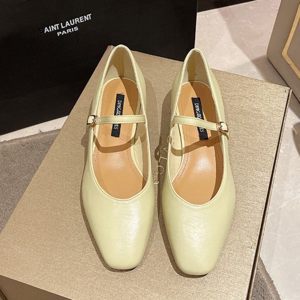 ローヒールストラップパンプス|オフィスカジュアル レディース 通販【ミレジェネ】