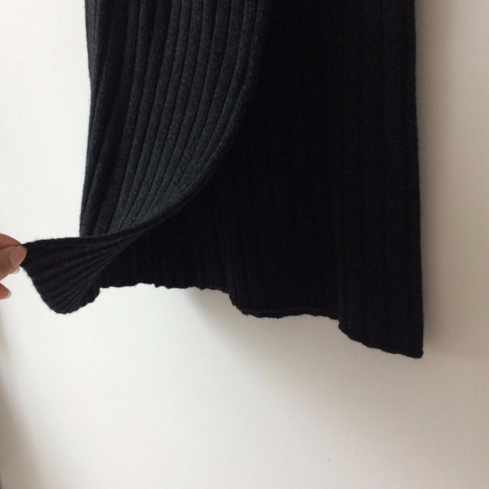 ハイスリットリブニットロングスカート - Millennial Generation