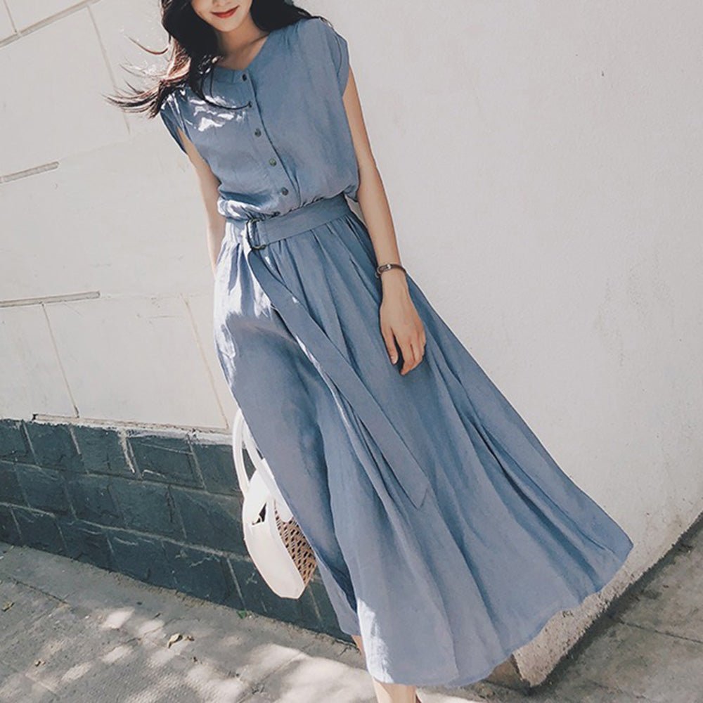 ゆるVネックシャツワンピース|オフィスカジュアル レディース 通販【ミレジェネ】