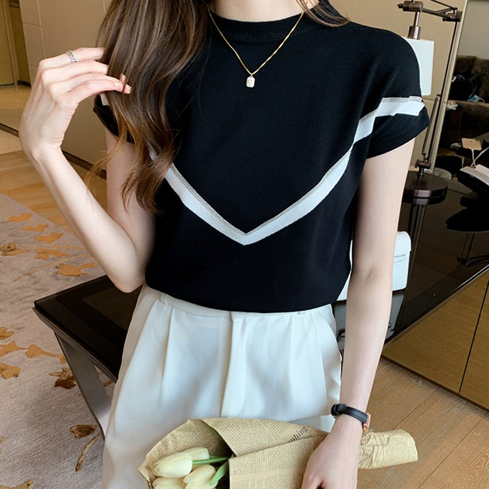 V字デザイントップス|オフィスカジュアル レディース 通販【ミレジェネ】