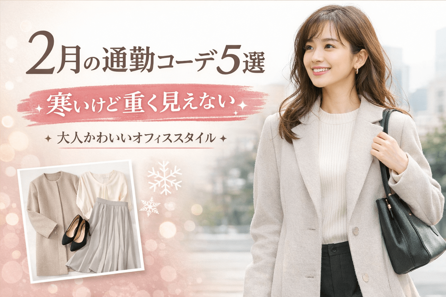 【2026年2月】2月の通勤コーデ5選｜オフィスカジュアル レディース 通販 Millennial Generation【ミレジェネ】