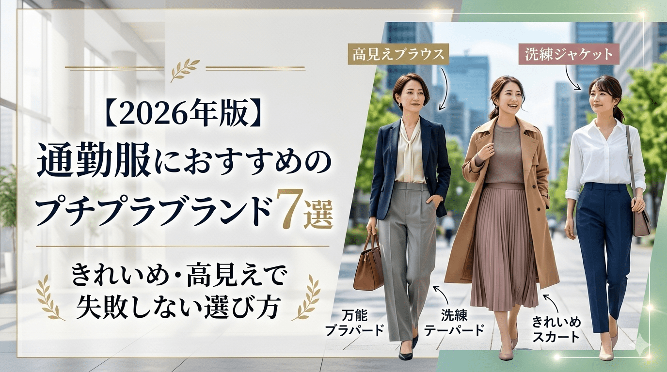 【2026年版】通勤服におすすめのプチプラブランド7選｜きれいめ・高見えで失敗しない選び方 - Millennial Generation