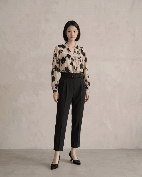 大人のモノトーンフラワーコーデ - Millennial Generation