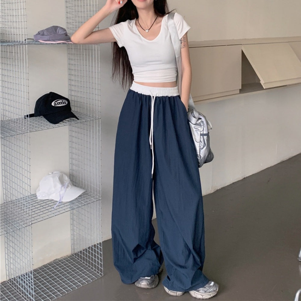 ウエストゴムワイドパンツ