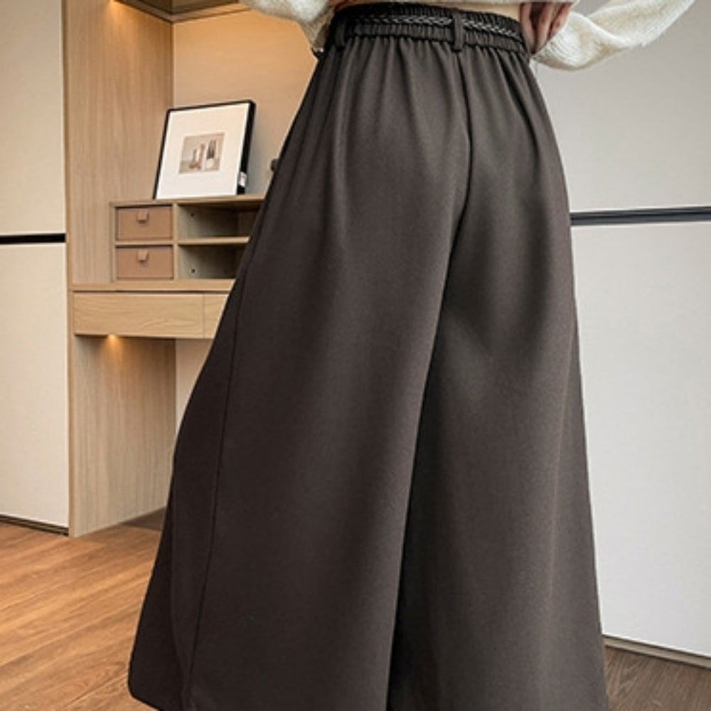 ウエストシャーリングウールパンツ