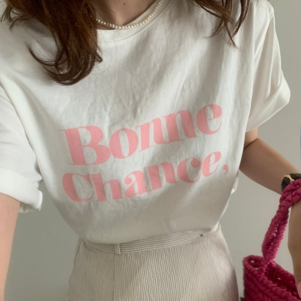 レタードプリントＴシャツ