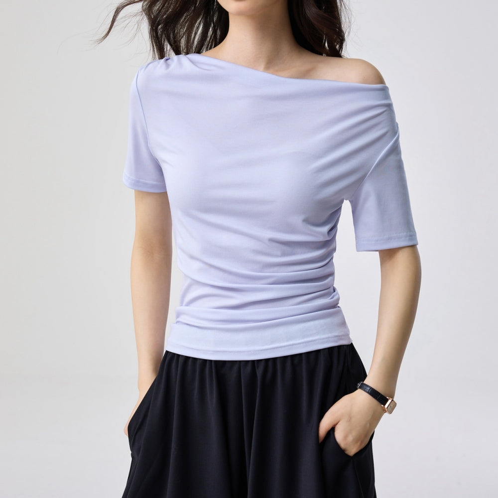 ワンショルダーTシャツ