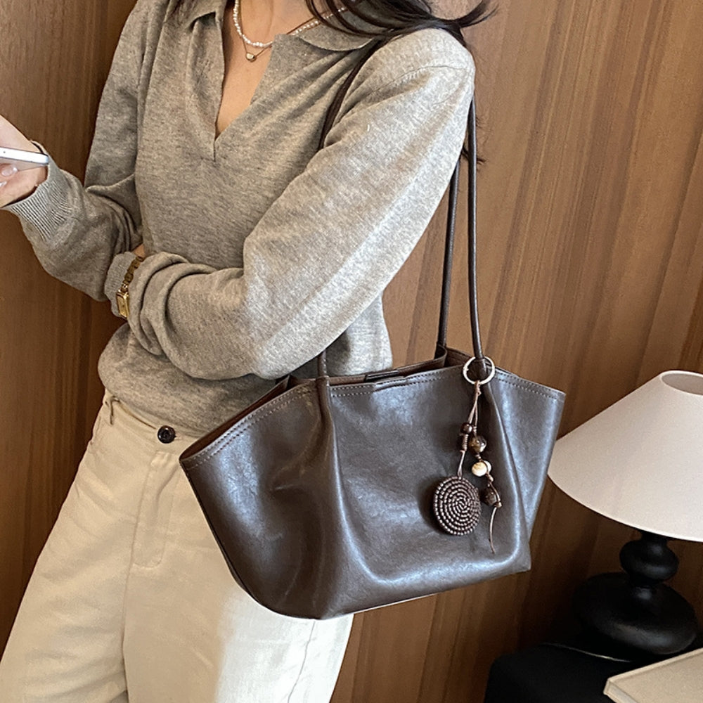 ロングハンドルトートバッグ