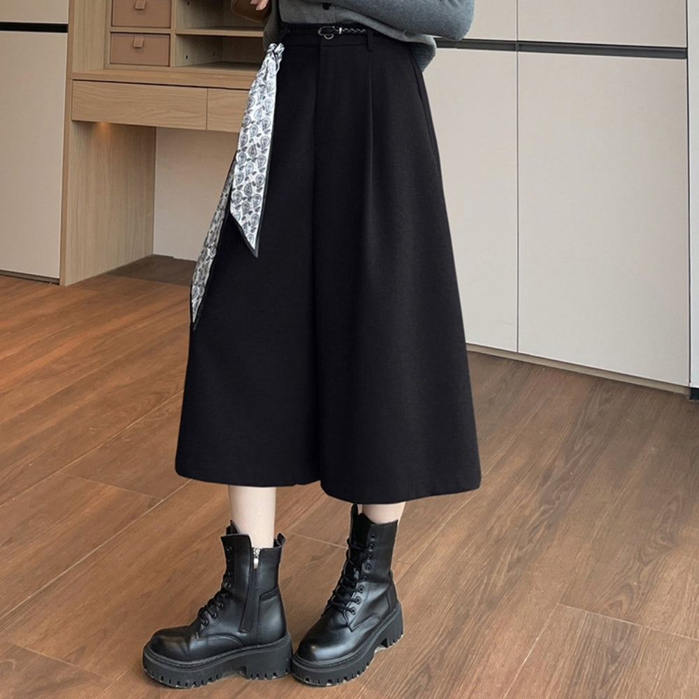 ウエストシャーリングウールパンツ