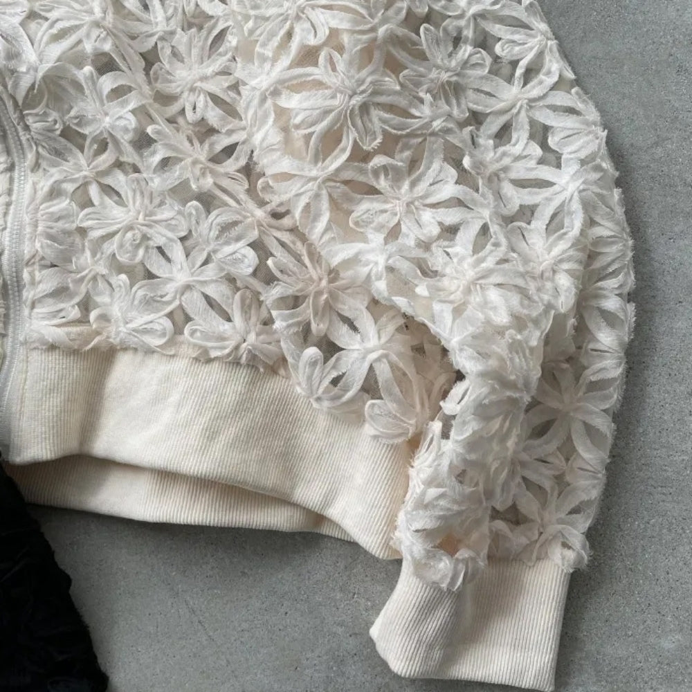 レース刺繍シアージャケット