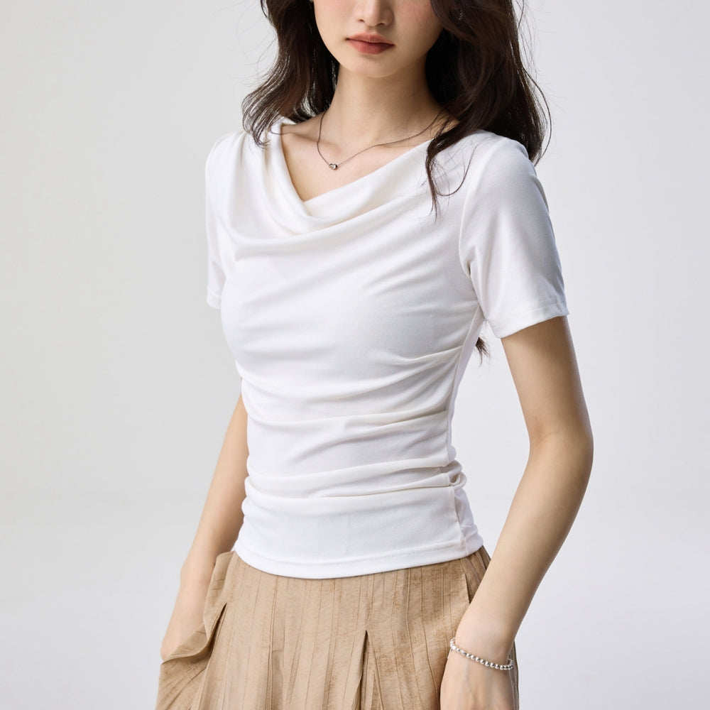 ワンショルダーTシャツ