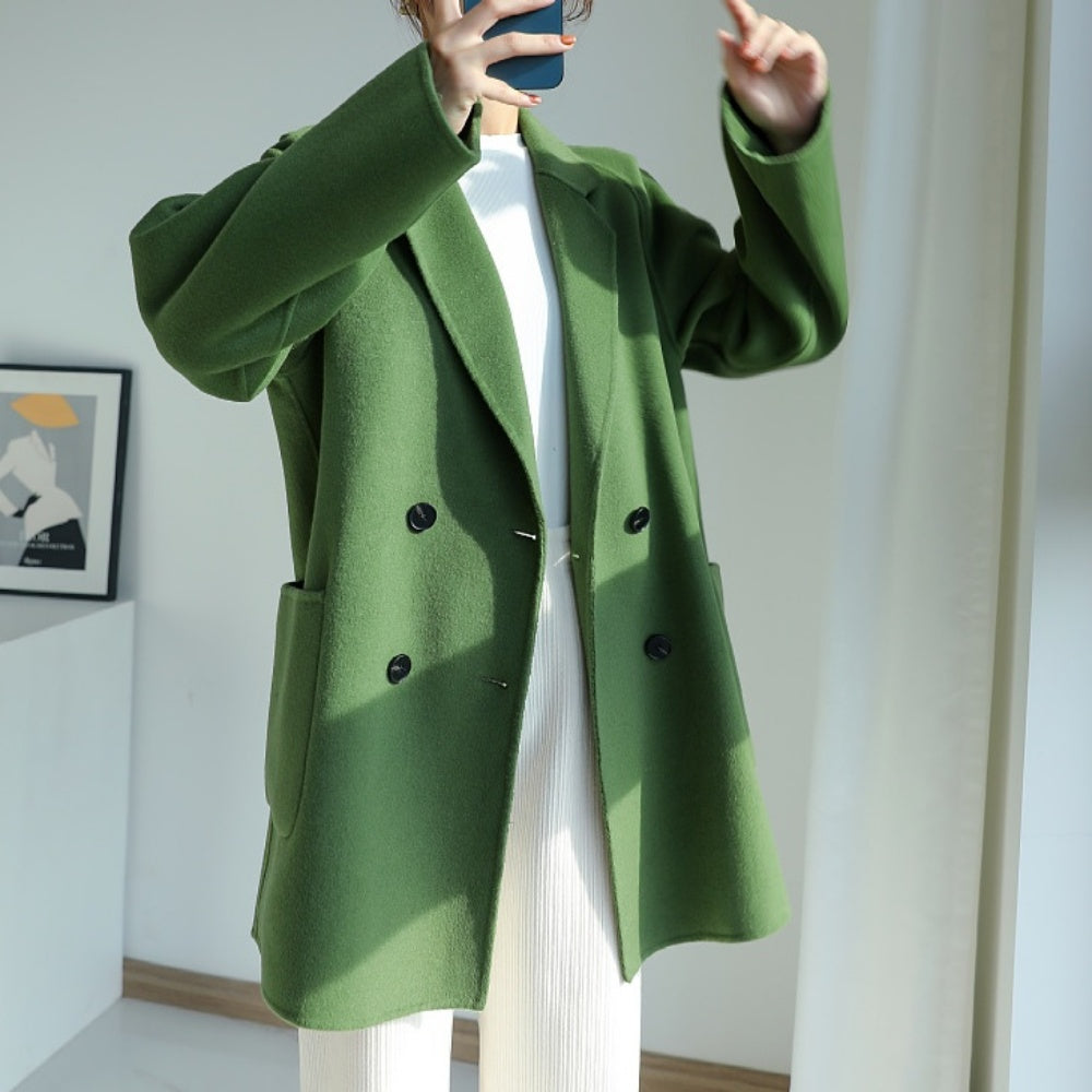 オーバーシルエットピーコート