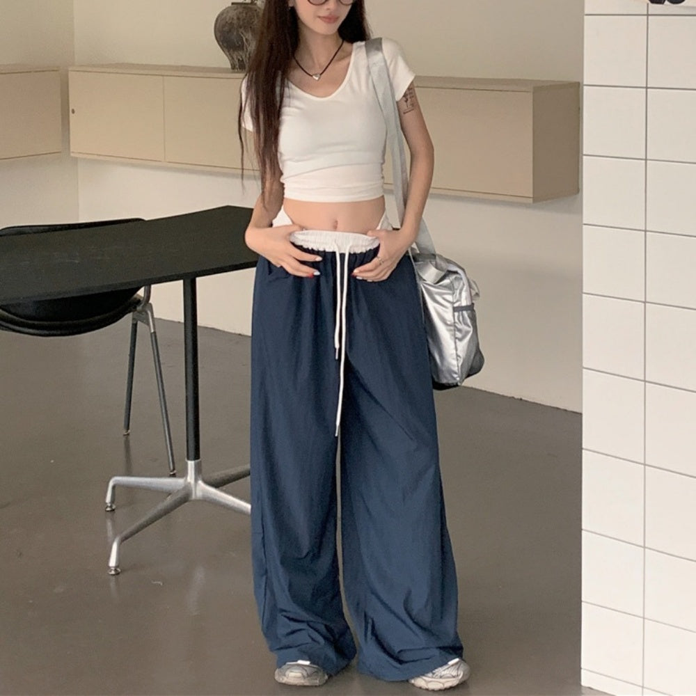 ウエストゴムワイドパンツ