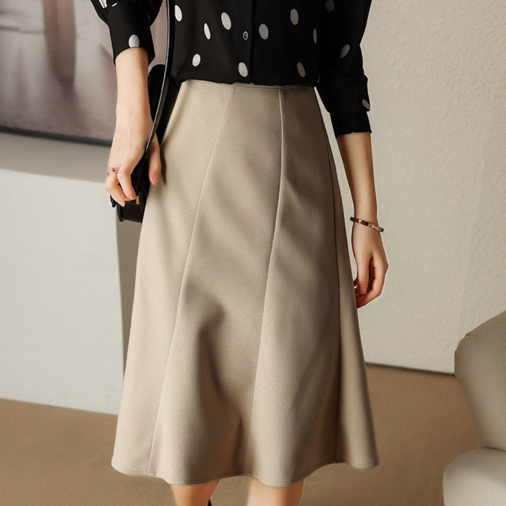 ひざ丈マーメイドスカート｜オフィスカジュアル レディース 通販