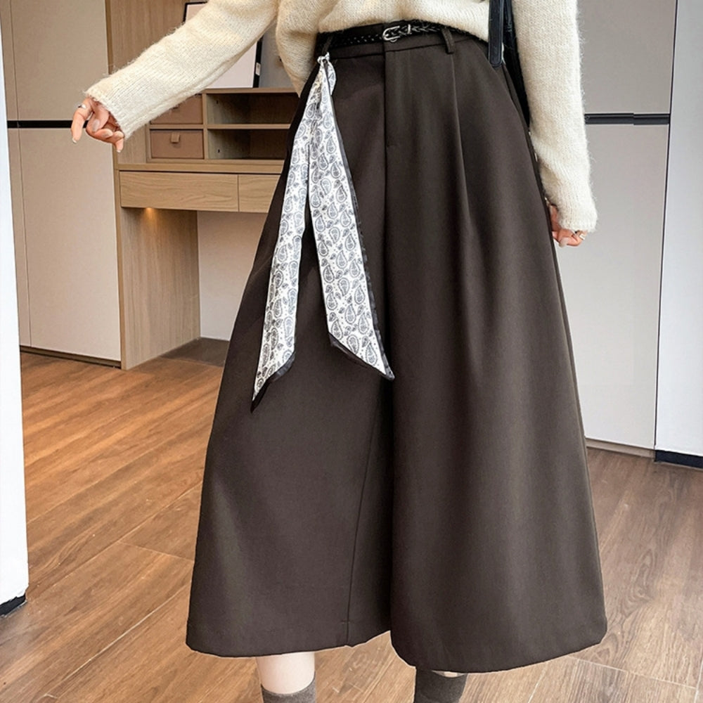 ウエストシャーリングウールパンツ