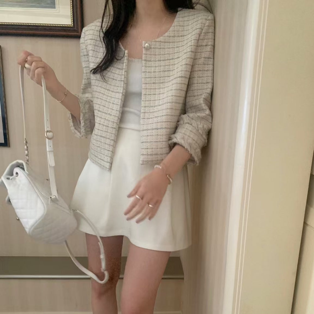 パールワンボタンショートジャケット