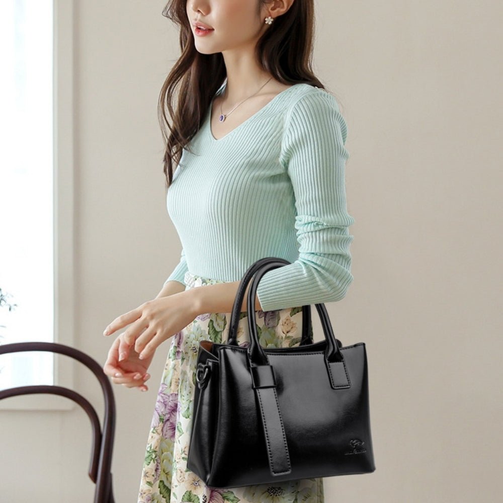 スクエア2WAYハンドバッグ｜オフィスカジュアル レディース 通販【ミレジェネ】